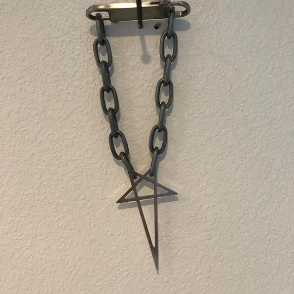 アクセサリー Rick Owens pentagram choker Rick Owens Pentagram